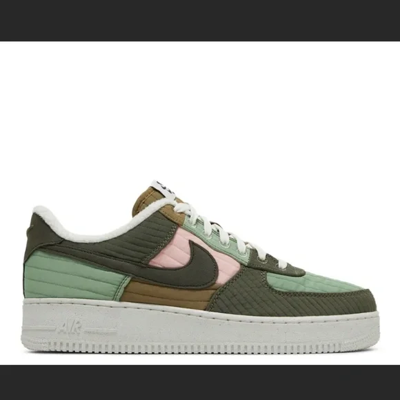 Men's Air Force 1 07 Lx Low Toasty Oil Green Size 9.5 - Picture 1 of 8